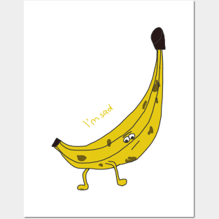 Sad Banana Posters and Art